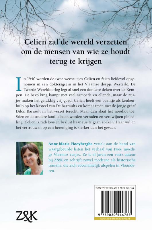 Achterkant van Op zoek naar mijn zusje