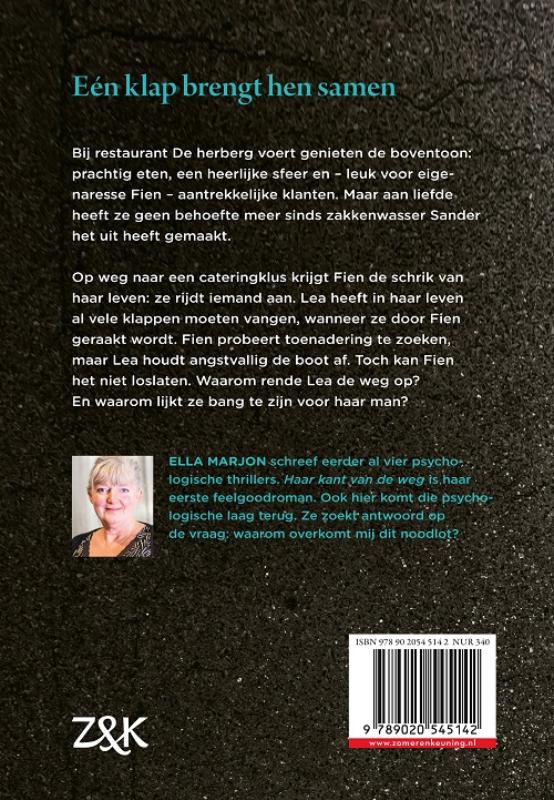 Achterkant van Haar kant van de weg