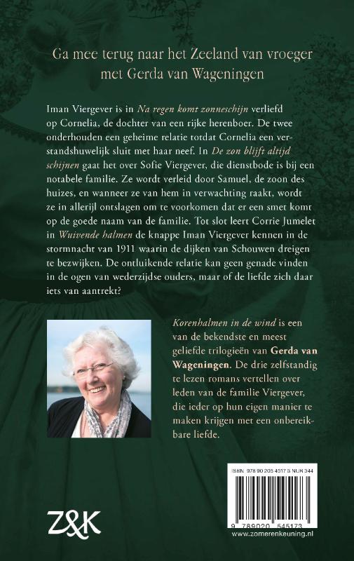 Achterkant van Korenhalmen in de wind- trilogie