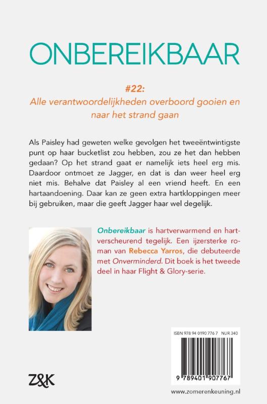 Achterkant van Onbereikbaar