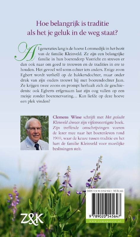 Achterkant van Het geslacht Kleinveld