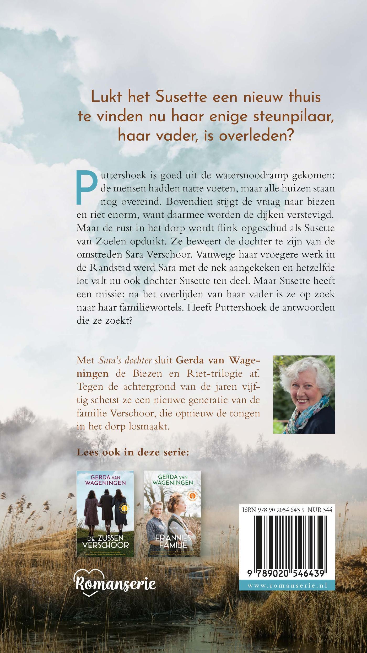Achterkant van Sara's dochter