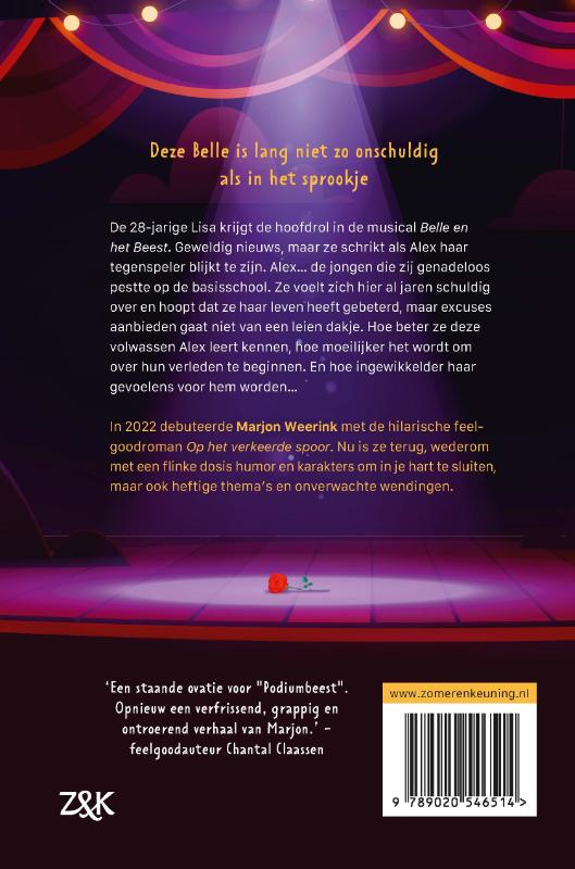 Achterkant van Podiumbeest