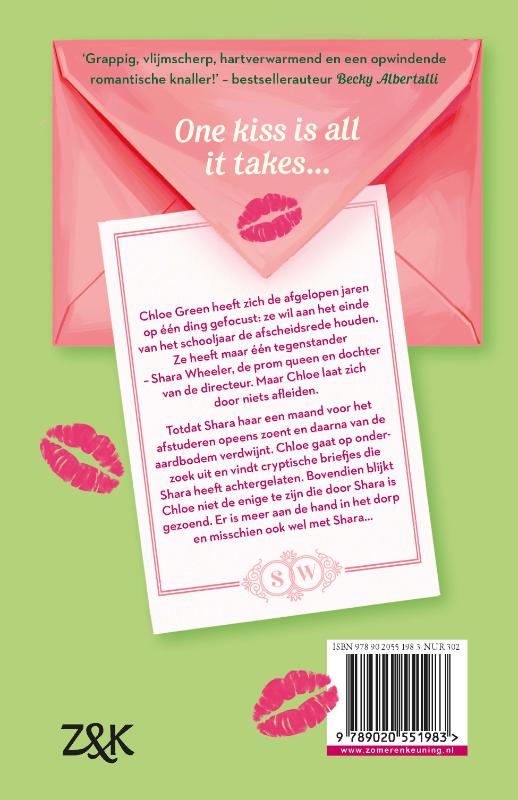 Achterkant van I kissed Shara Wheeler