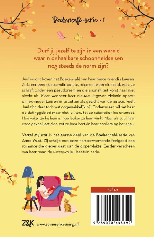 Achterkant van Vertel mij wat