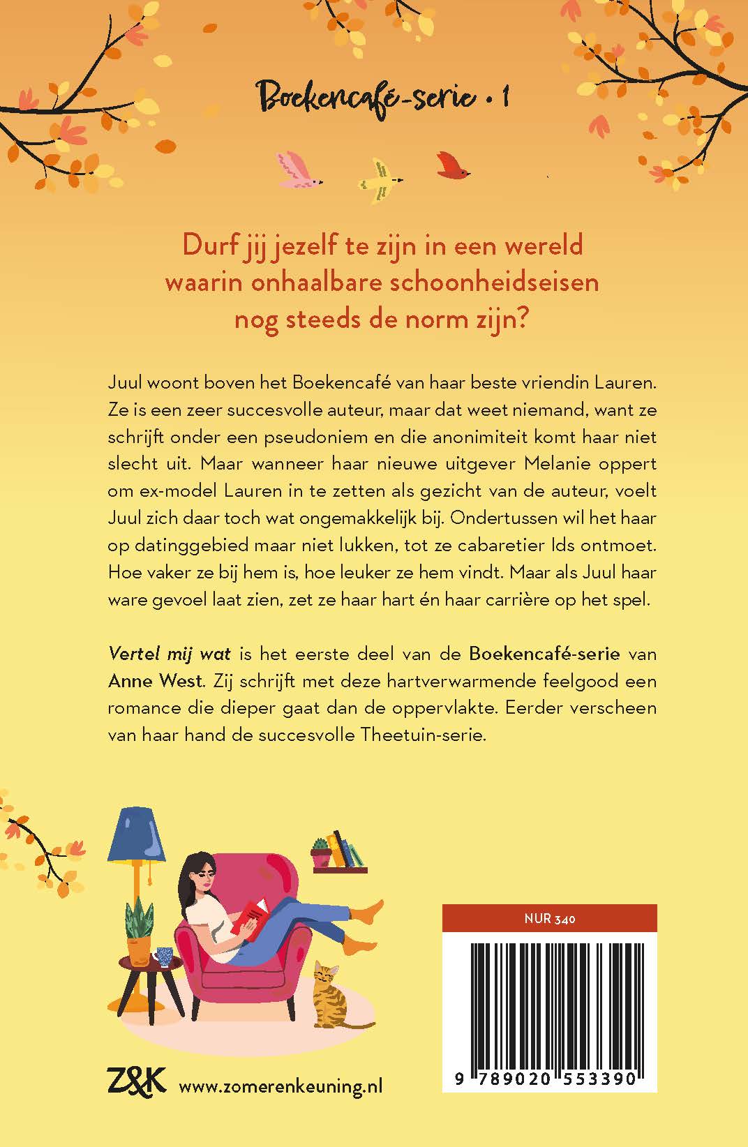Achterkant van Vertel mij wat