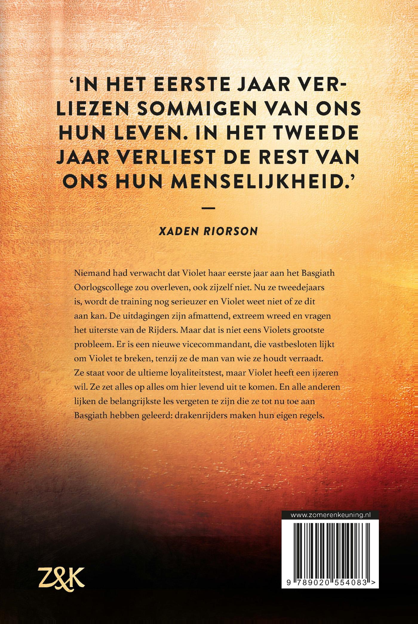 Achterkant van Iron Flame