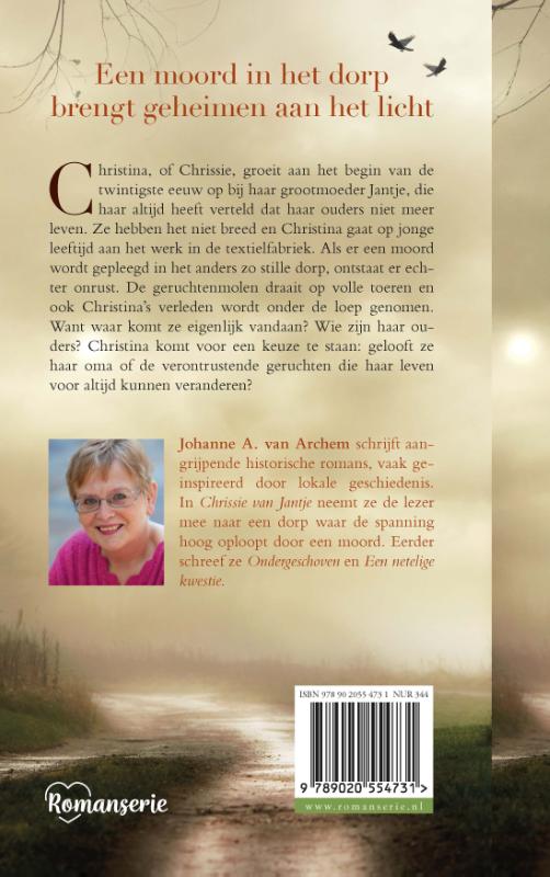 Achterkant van Chrissie van Jantje