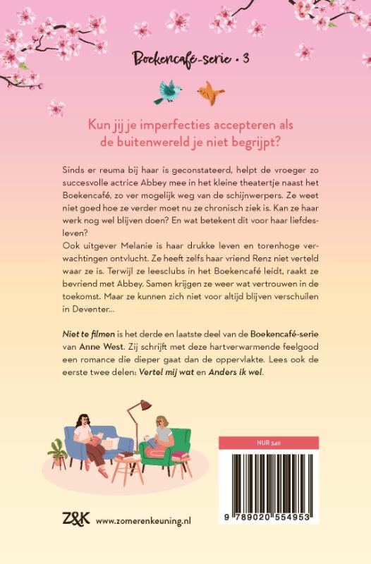 Achterkant van Niet te filmen