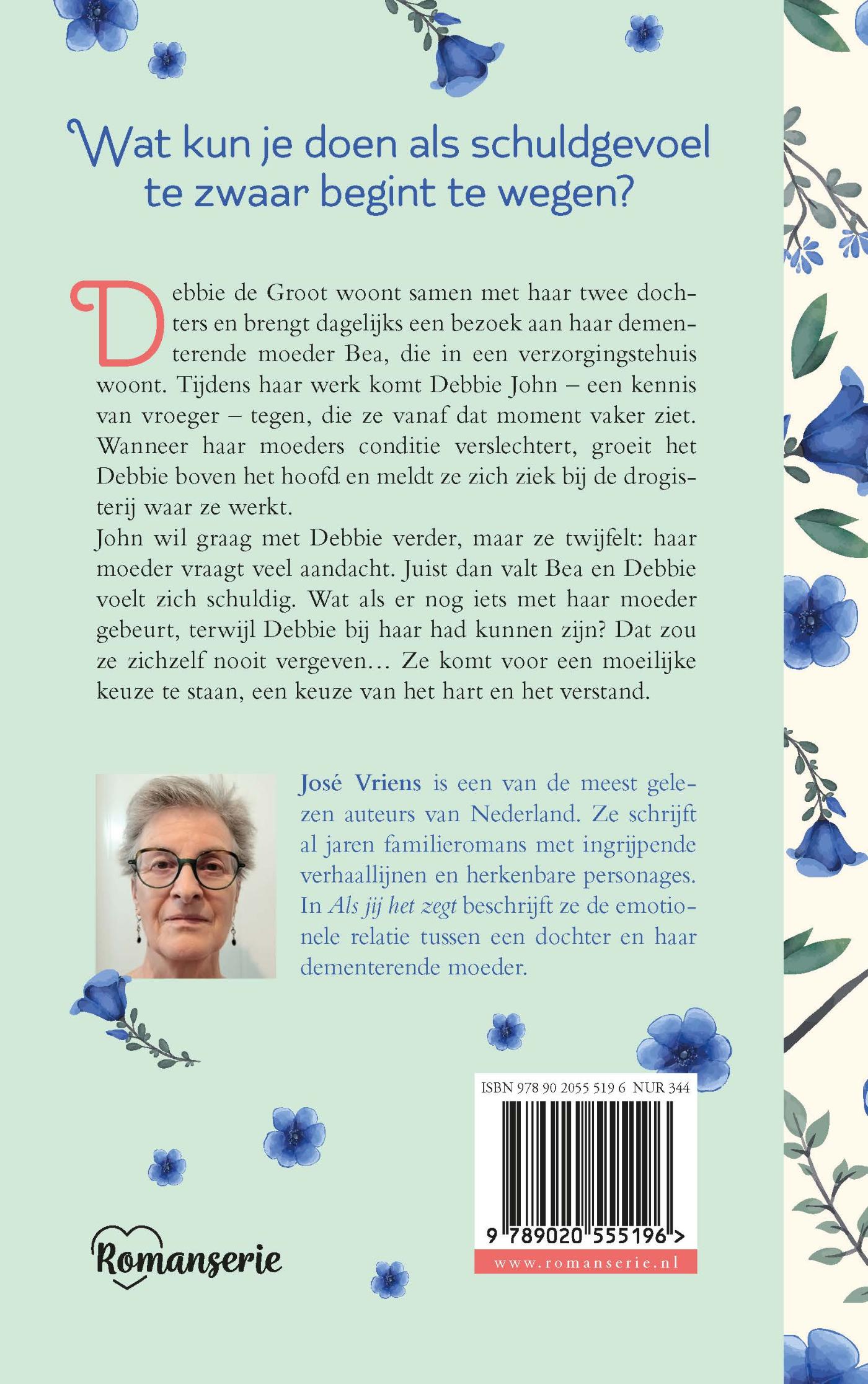 Achterkant van Als jij het zegt