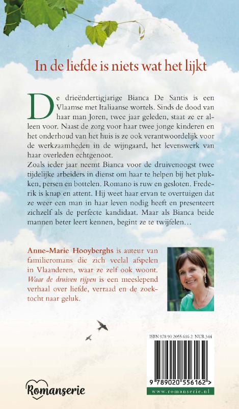 Achterkant van Waar de druiven rijpen