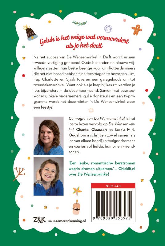 Achterkant van De magie van de wensenwinkel