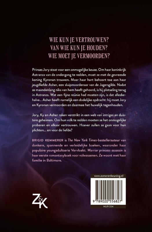 Achterkant van Warrior princess assassin