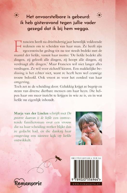 Achterkant van De grootste daarvan is de liefde