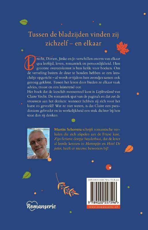 Achterkant van De leesclub