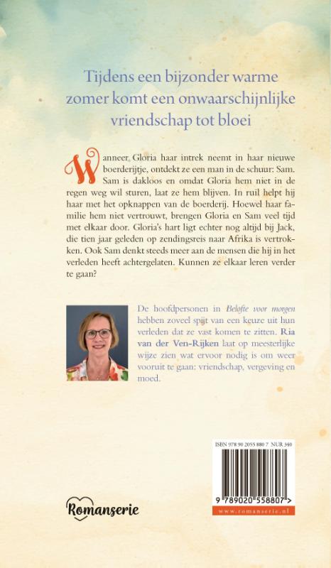 Achterkant van Belofte voor morgen