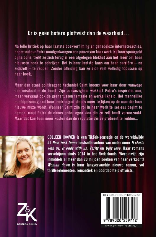 Achterkant van Woman down
