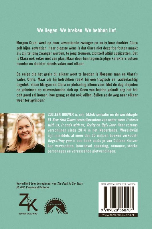 Achterkant van Regretting you