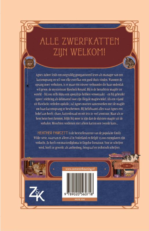 Achterkant van Agnes Auberts mystieke kattenopvang
