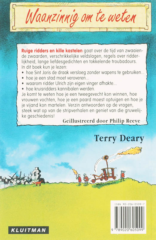 Achterkant van Ruige ridders en kille kastelen