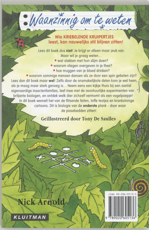 Achterkant van Kriebelende kruipertjes