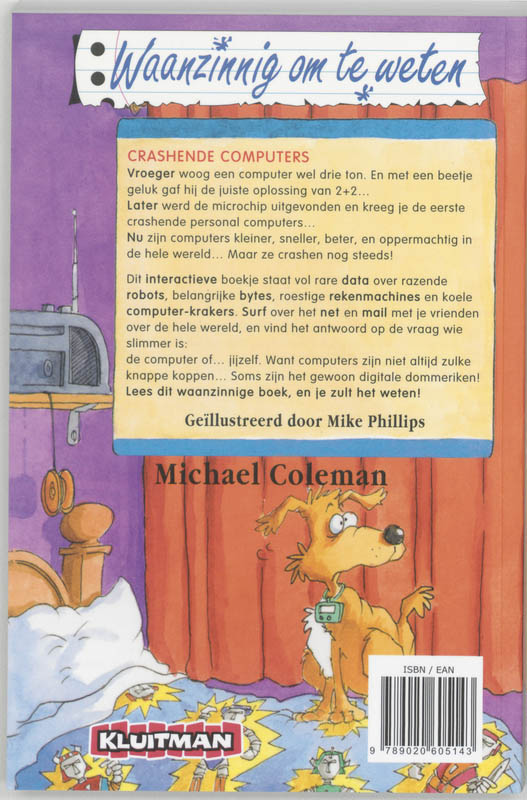 Achterkant van Crashende computers