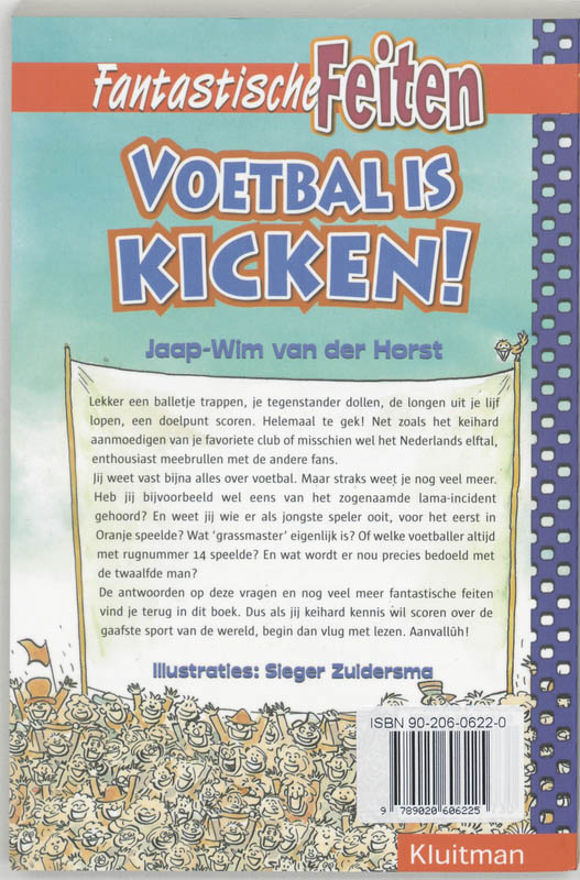 Achterkant van Voetbal is kicken!