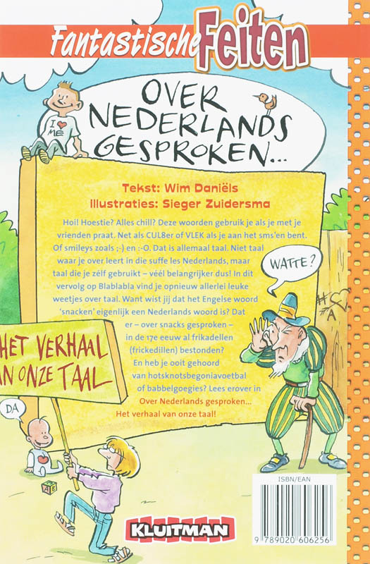 Achterkant van Over Nederlands gesproken...
