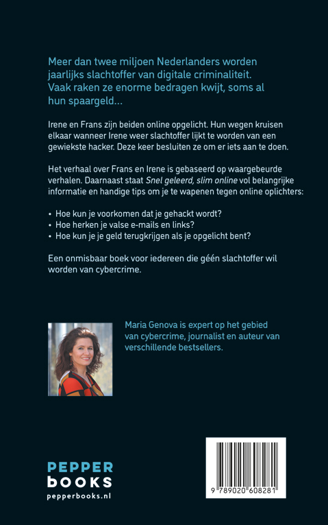 Achterkant van Snel geleerd, slim online