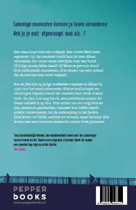 Achterkant van Drie versies van ons