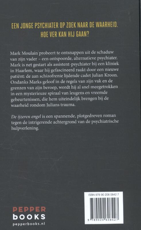 Achterkant van De ijzeren engel