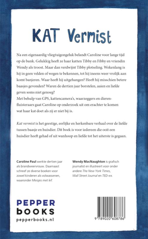 Achterkant van Kat vermist