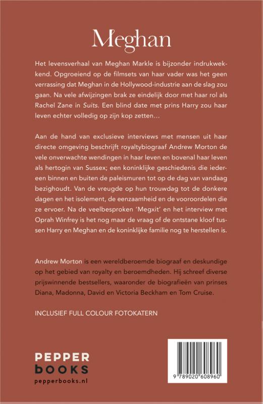Achterkant van Meghan, een biografie