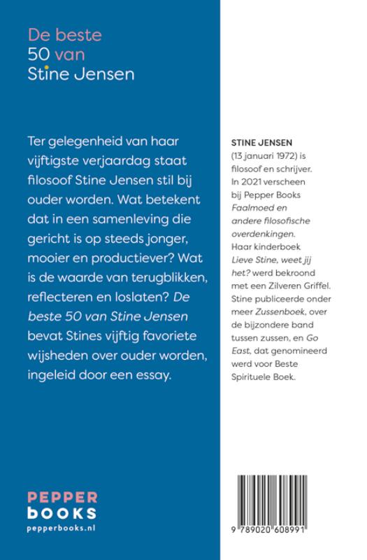 Achterkant van de beste 50 van Stine Jensen