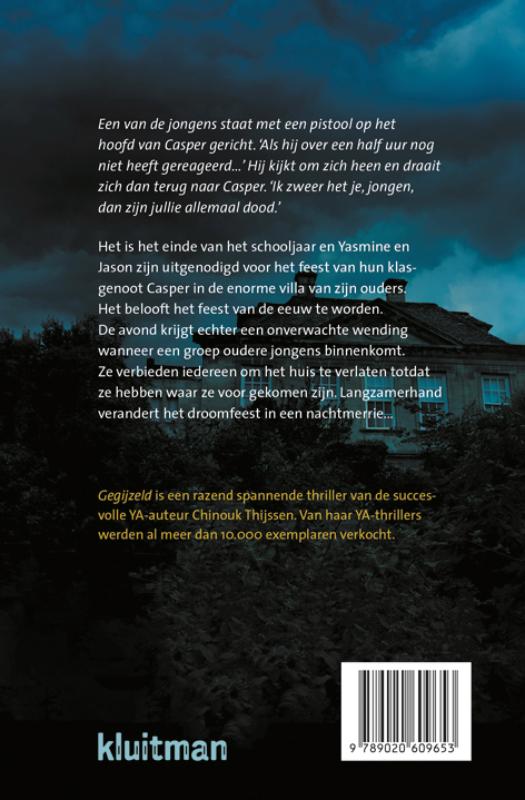 Achterkant van Gegijzeld