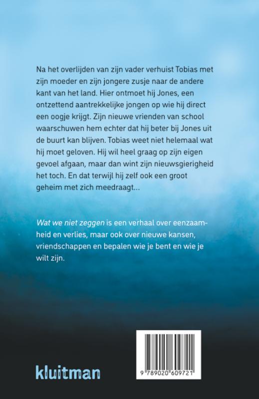 Achterkant van Wat we niet zeggen