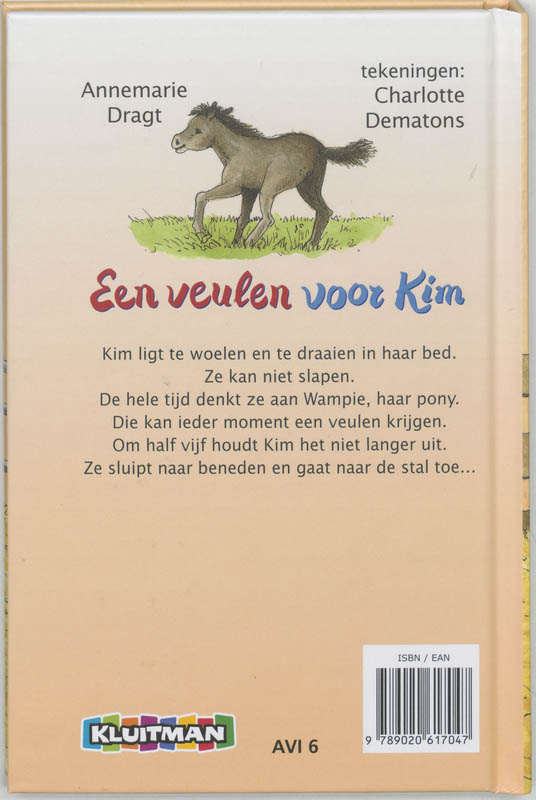 Achterkant van Een veulen voor Kim