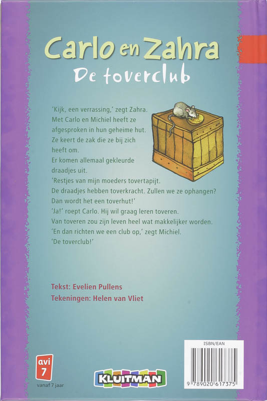 Achterkant van De toverclub
