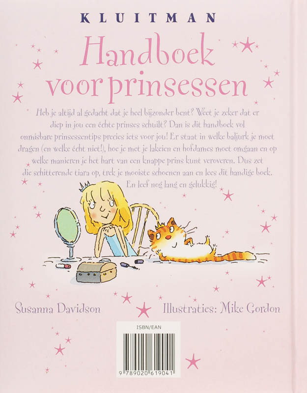 Achterkant van Handboek voor prinsessen