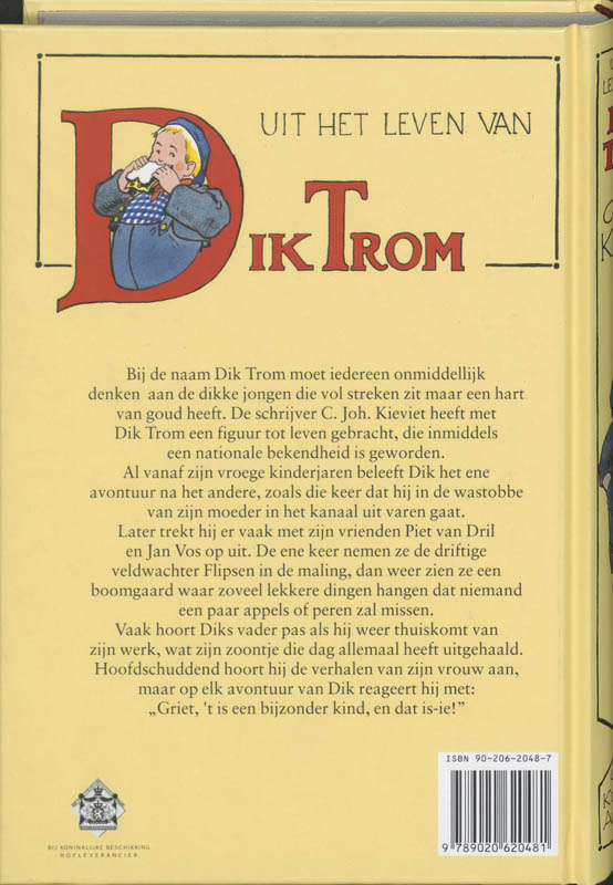 Achterkant van Uit het leven van Dik Trom