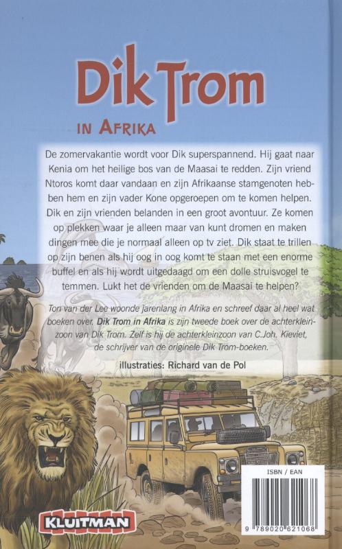 Achterkant van Dik Trom in Afrika