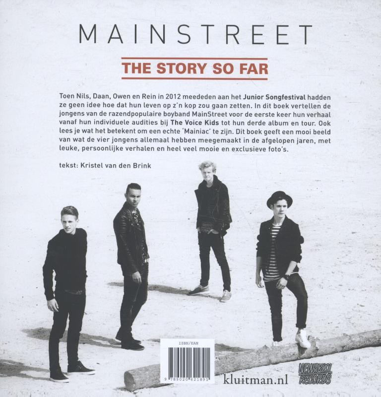 Achterkant van Mainstreet the story so far