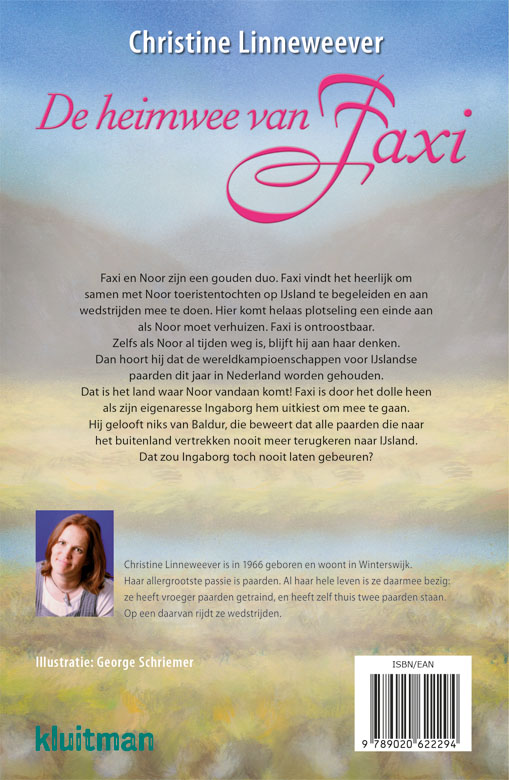 Achterkant van De heimwee van Faxi