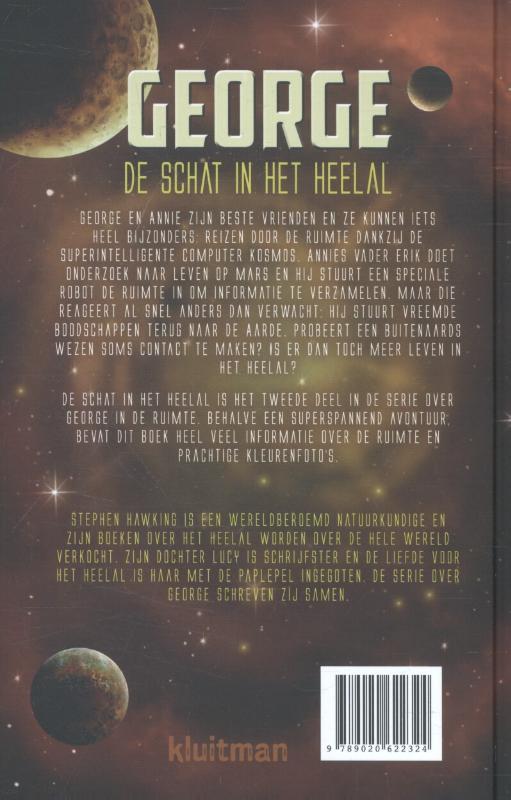 Achterkant van De schat in het heelal