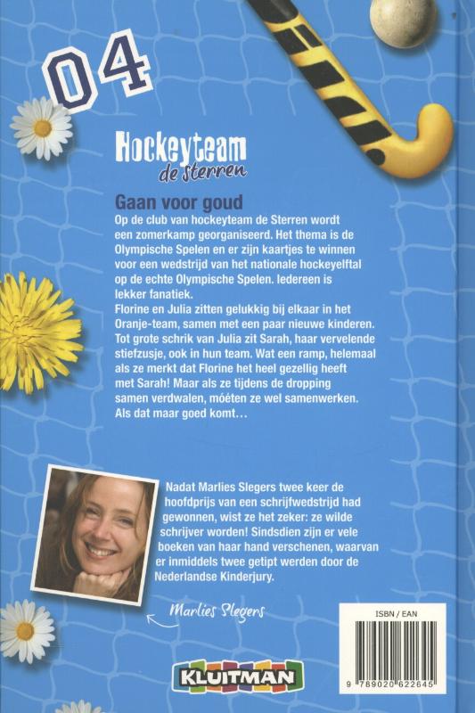 Achterkant van Gaan voor goud