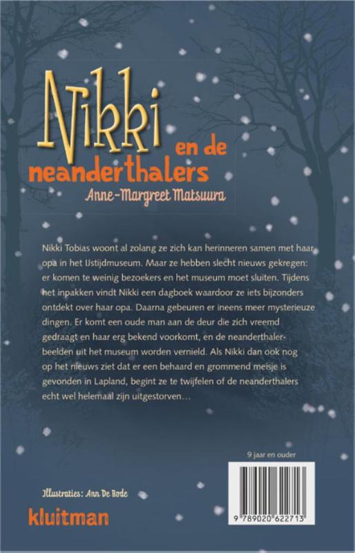 Achterkant van Nikki en de Neanderthalers