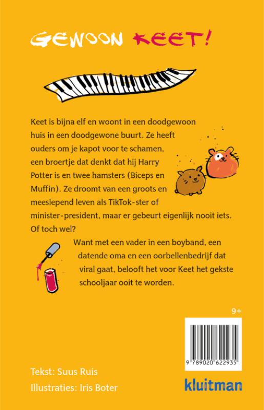 Achterkant van Gewoon Keet!