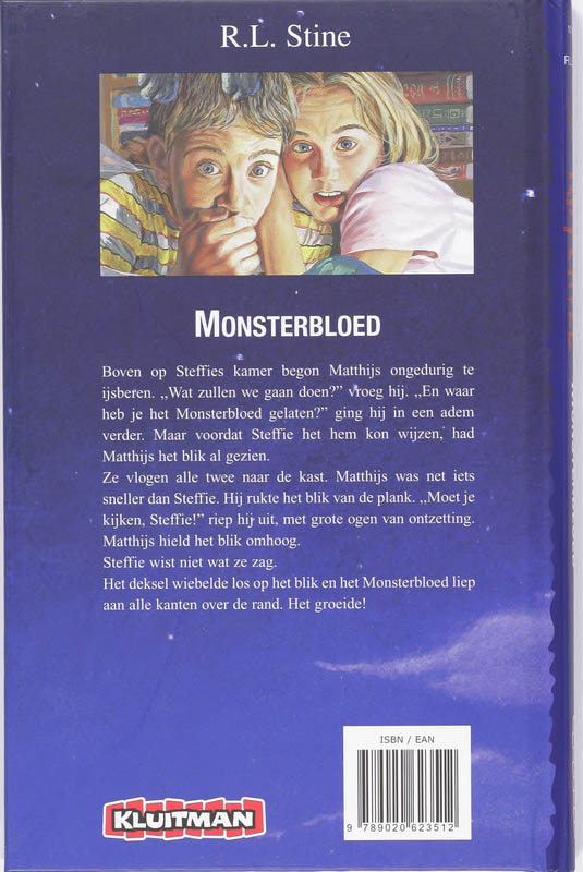Achterkant van Monsterbloed