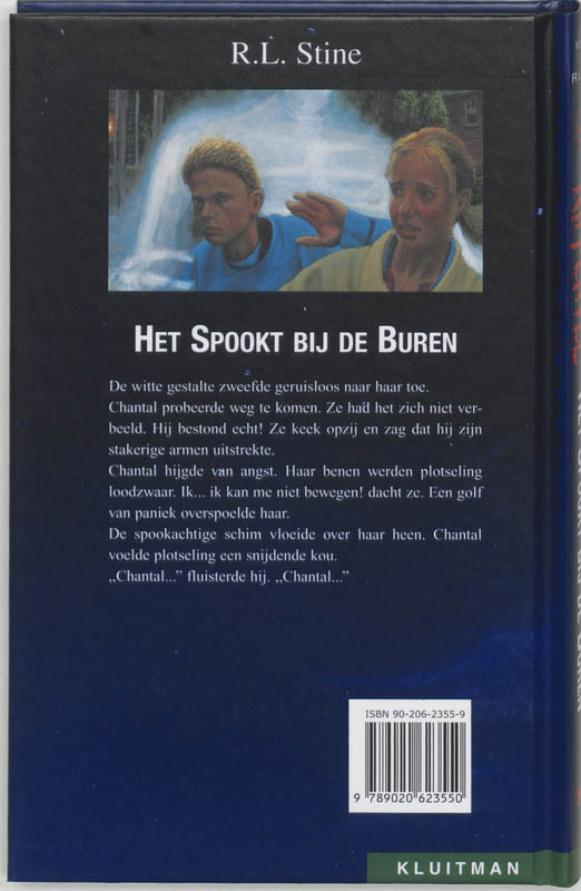 Achterkant van Het spookt bij de buren
