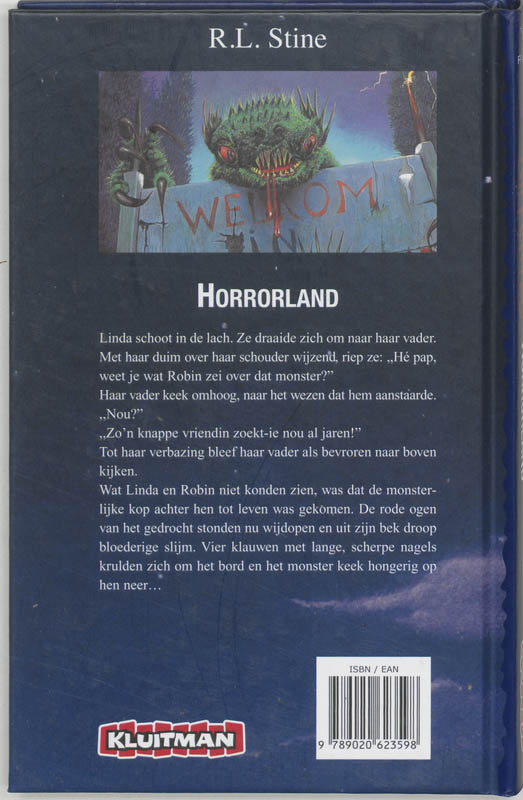 Achterkant van Horrorland